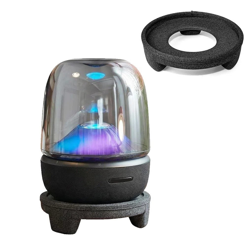 Supporto per altoparlante da tavolo per Harman Kardon Aura Studio 5/4/3 e SoundSticks 5/4, base di montaggio da tavolo in EVA (nero)