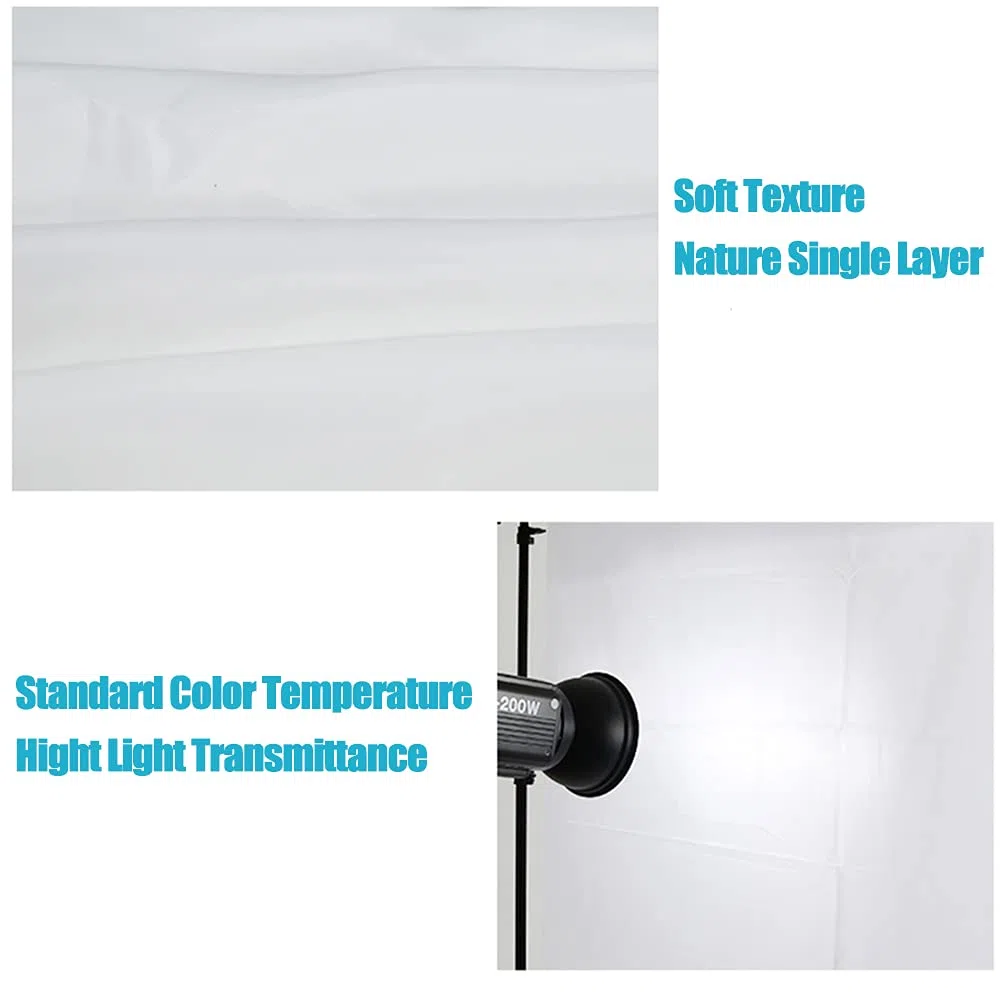 Tessuto diffusore per fotografia in nylon 3 x 1,5 m modificatore di luce per scatola di luce, tende, pannello