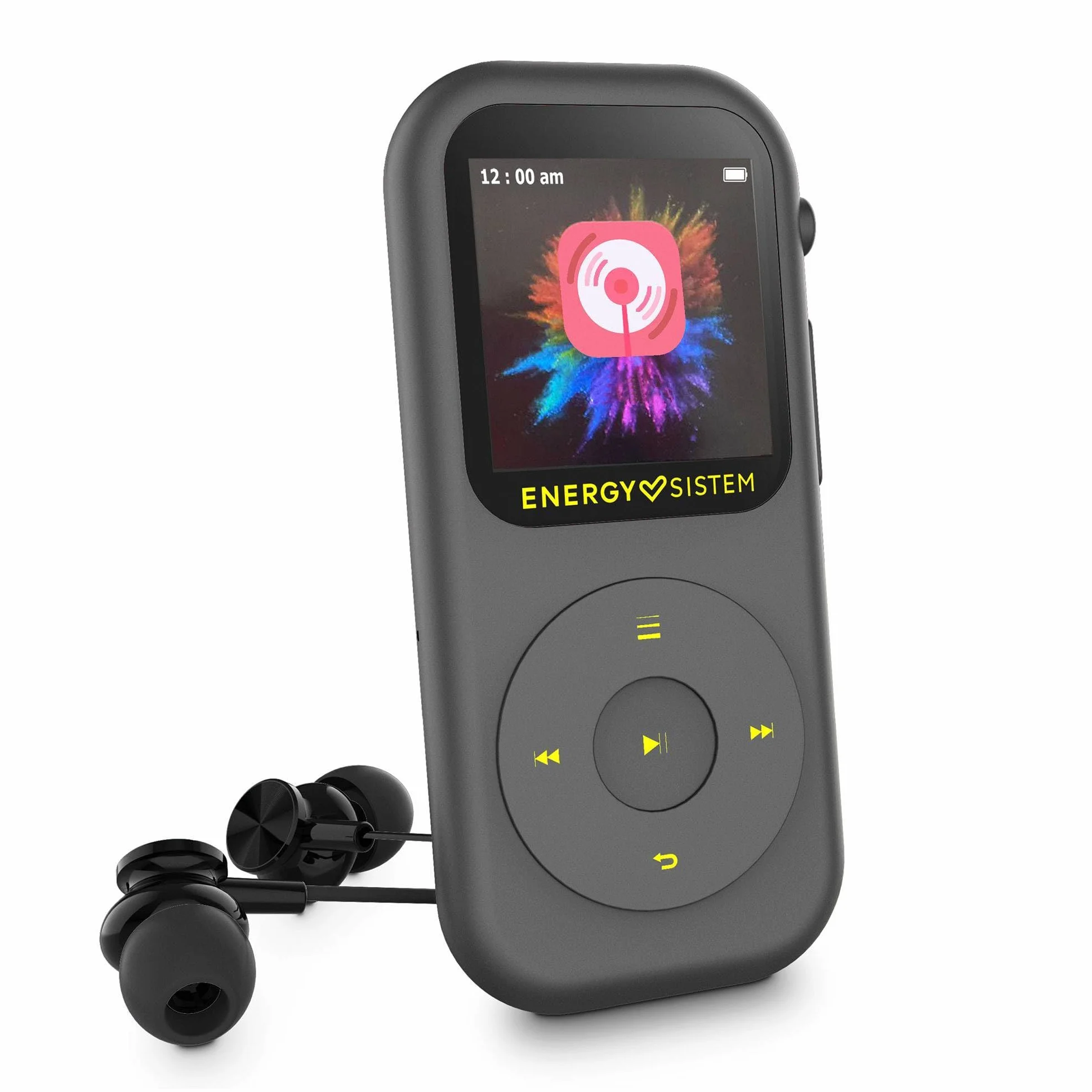 Energy Sistem Handy Lettore MP3 MP4 Bluetooth 5.3 16GB Radio FM MicroSD 128GB Display IPS Touch USB C Riproduttore Musicale Portatile FLAC WAV WMA Registratore Vocale Video AMV Auricolari