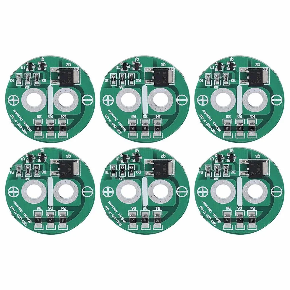 Condensatore Super 6 Pezzi 2,5 V con Piastra Limite modulo Scheda di Protezione, Adatto per Scheda di Protezione Super condensatore