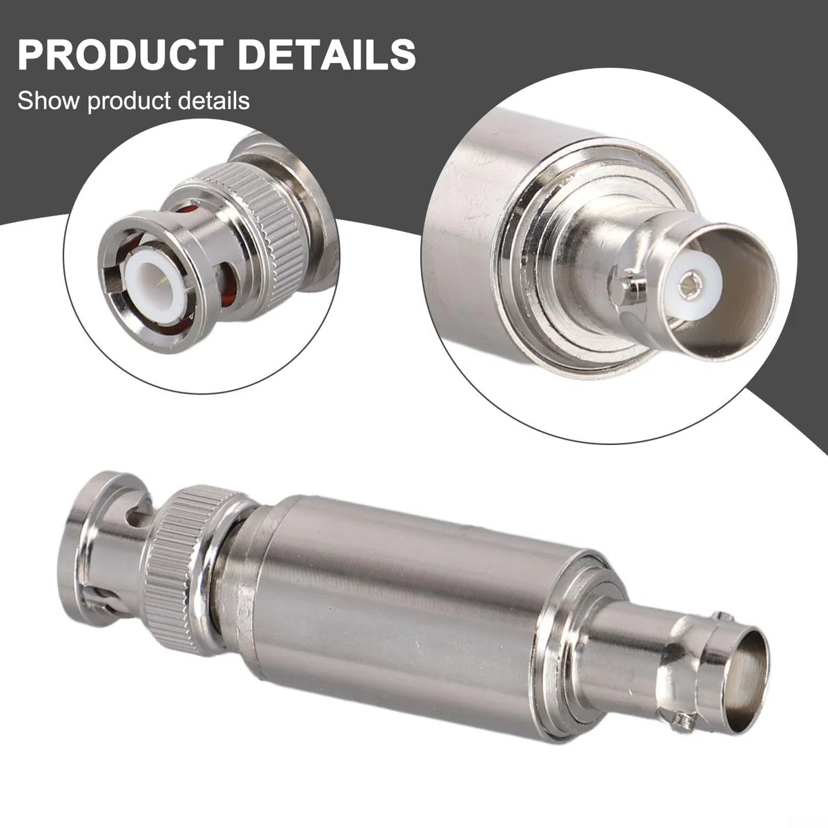 Attenuatore fisso coassiale 5W BNC maschio a femmina DC a 3GHz banda larga 50 Ohm Impedenza (20DB)