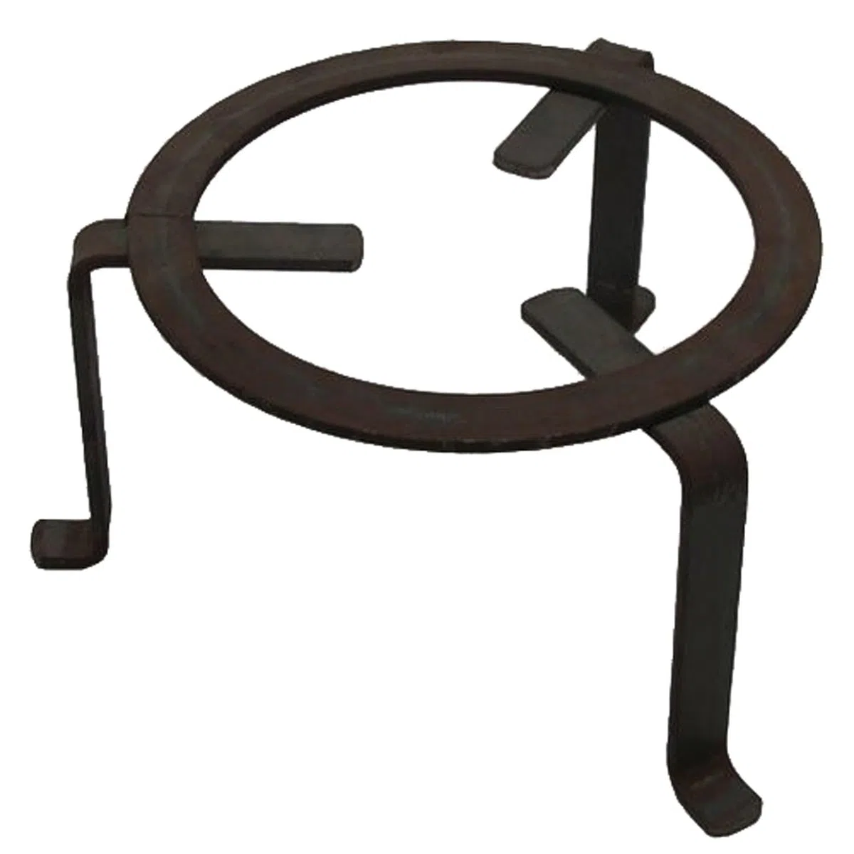 Treppiedi trespolo in ferro battuto pesante per fuoco - 35 cm H23