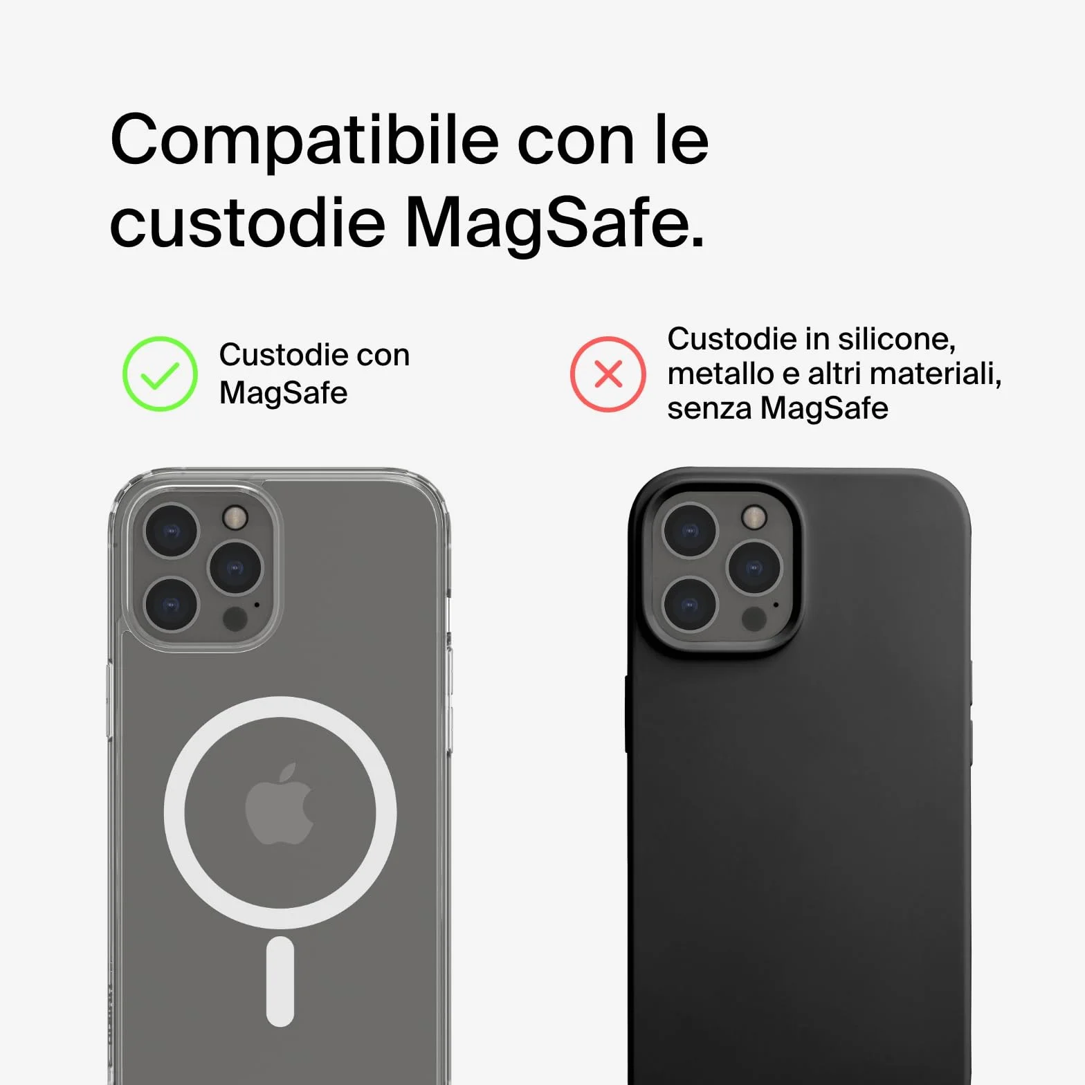 Belkin BoostCharge Supporto da auto magnetico per telefono, compatibile con MagSafe, iPhone 14/14 Plus, 13, 12, Pro, Max, mini, e altri (cavo e caricabatteria wireless inclusi)