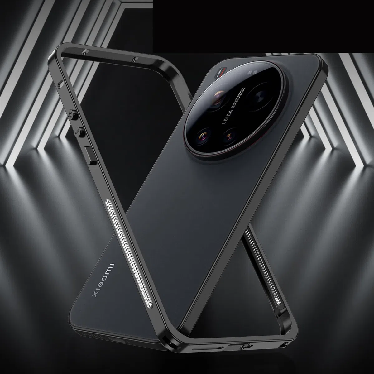 Custodia protettiva per Xiaomi Mi 17 Ultra, telaio in lega di alluminio aeronautico, antiurto, design senza cover posteriore, dissipazione del calore, compatibile con la versione Leica (verde)