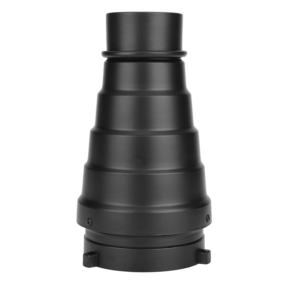 Snoot Ottico Bowens, Snoot Honeycomb Grid Light Beam Tube Bowens Mount Filtro in Lega di Alluminio per Studio Strobe Flash e 4 Pezzi Gel Colorato per la Direzione Dell'illuminazione e la Prevenzione