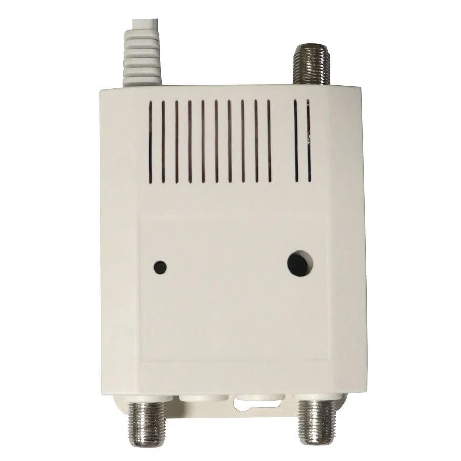 WEB Amplificatore Antenna TV Interno STA-102G – 1 Ingresso 2 Uscite – Guadagno Regolabile 8-23dB – Filtro LTE/5G – Potenziatore Segnale Digitale VHF/UHF 220V