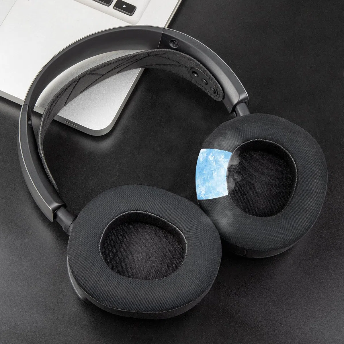 SOULWIT Cuscinetti Auricolari Ricambio in Gel Rinfrescante per Steelseries Arctis Nova Pro Wireless/Arctis Nova Elite Cuffie, Padiglioni con Schiuma Ad Alta Densità per l'Isolamento Acustico