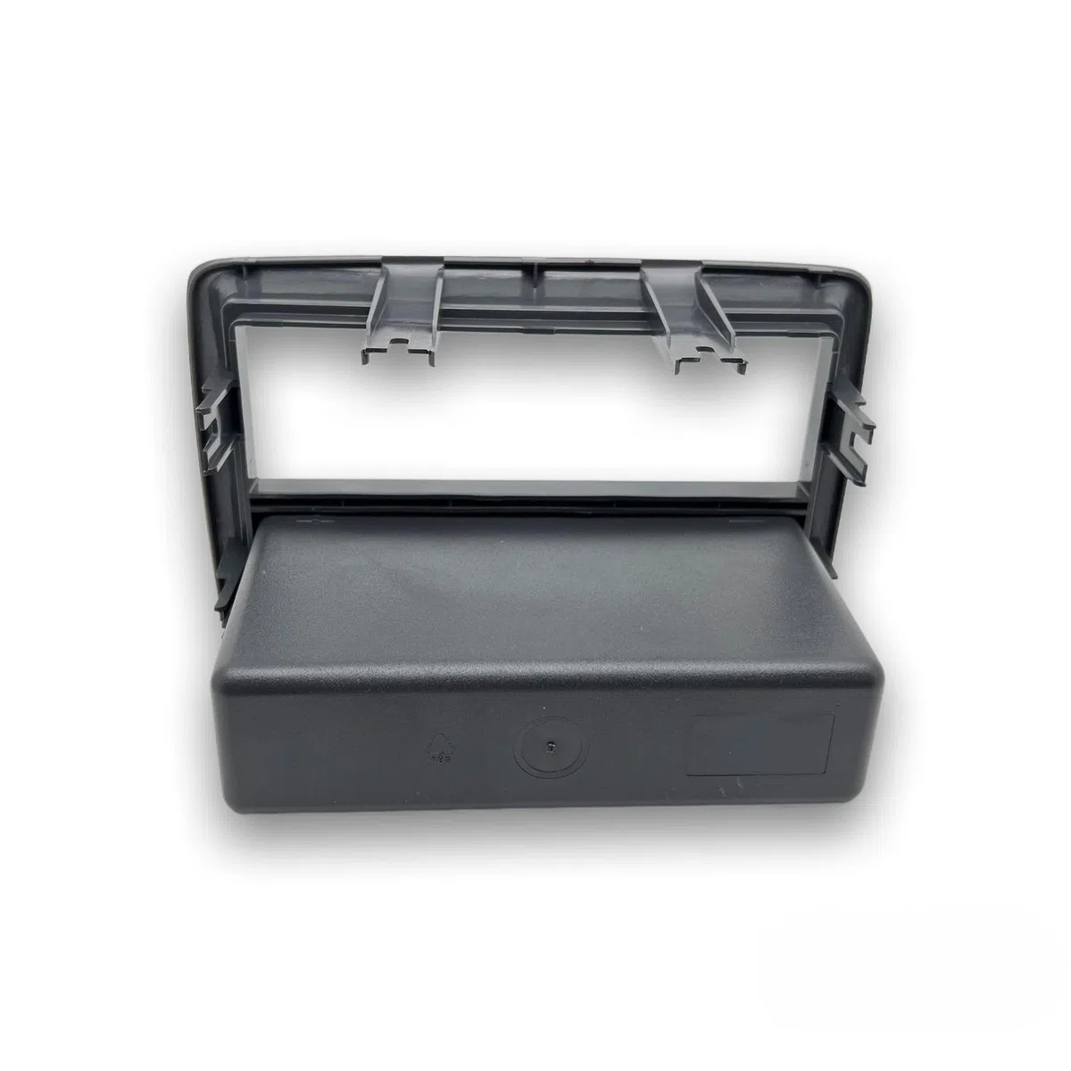 BSSTORE Mascherina 2ISO Adattatore Autoradio Cornice Stereo per Panda (169) dal 2003 al 2011 con Kit Fissaggio - Grigio