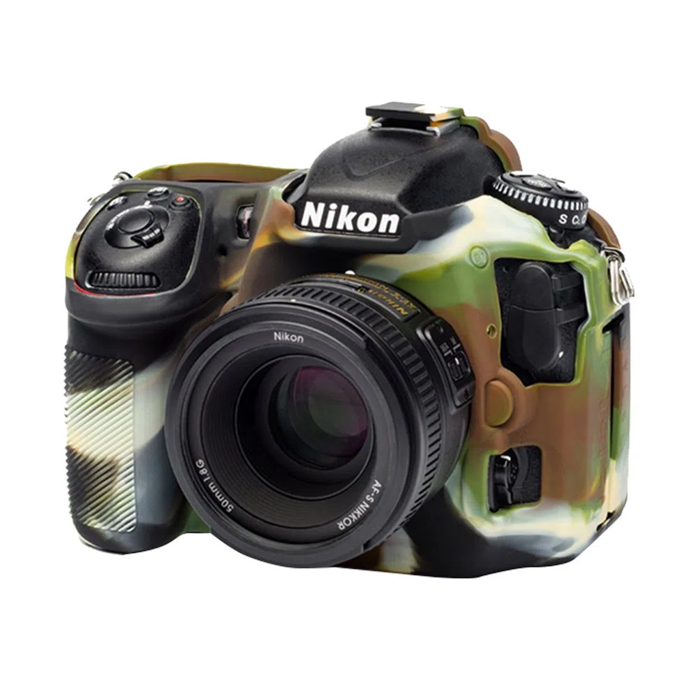 easyCover silicone custodia protettiva per fotocamera Nikon D500 (camuffare)
