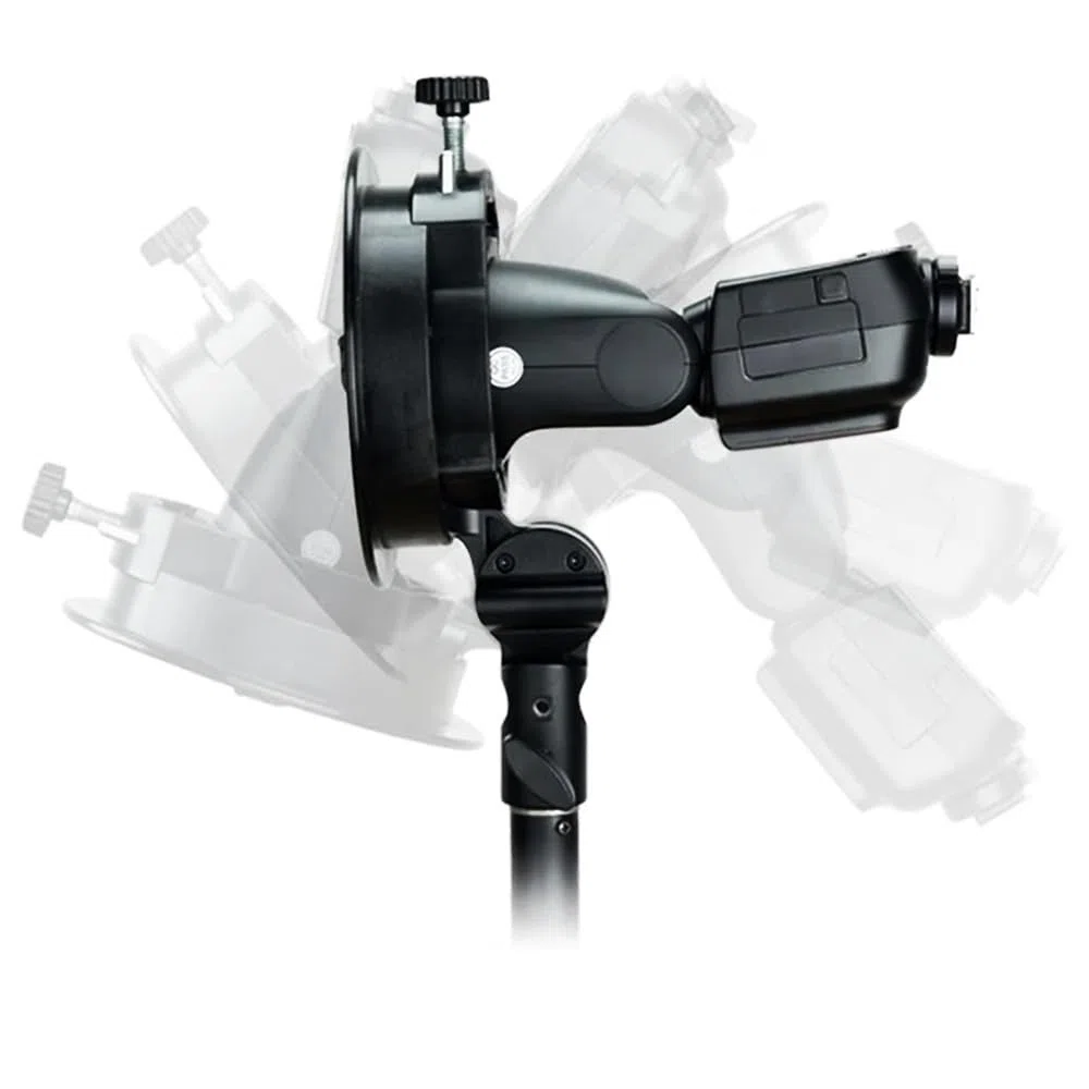 Godox S2 Bracket Supporto Bowens S-type, compatibile con flash Godox V100, AD200 Pro II, V1 Pro, RS60R, AD100 Pro, RS60BI, TT600, Funziona anche con flash Sony Canon Nikon Fujifilm