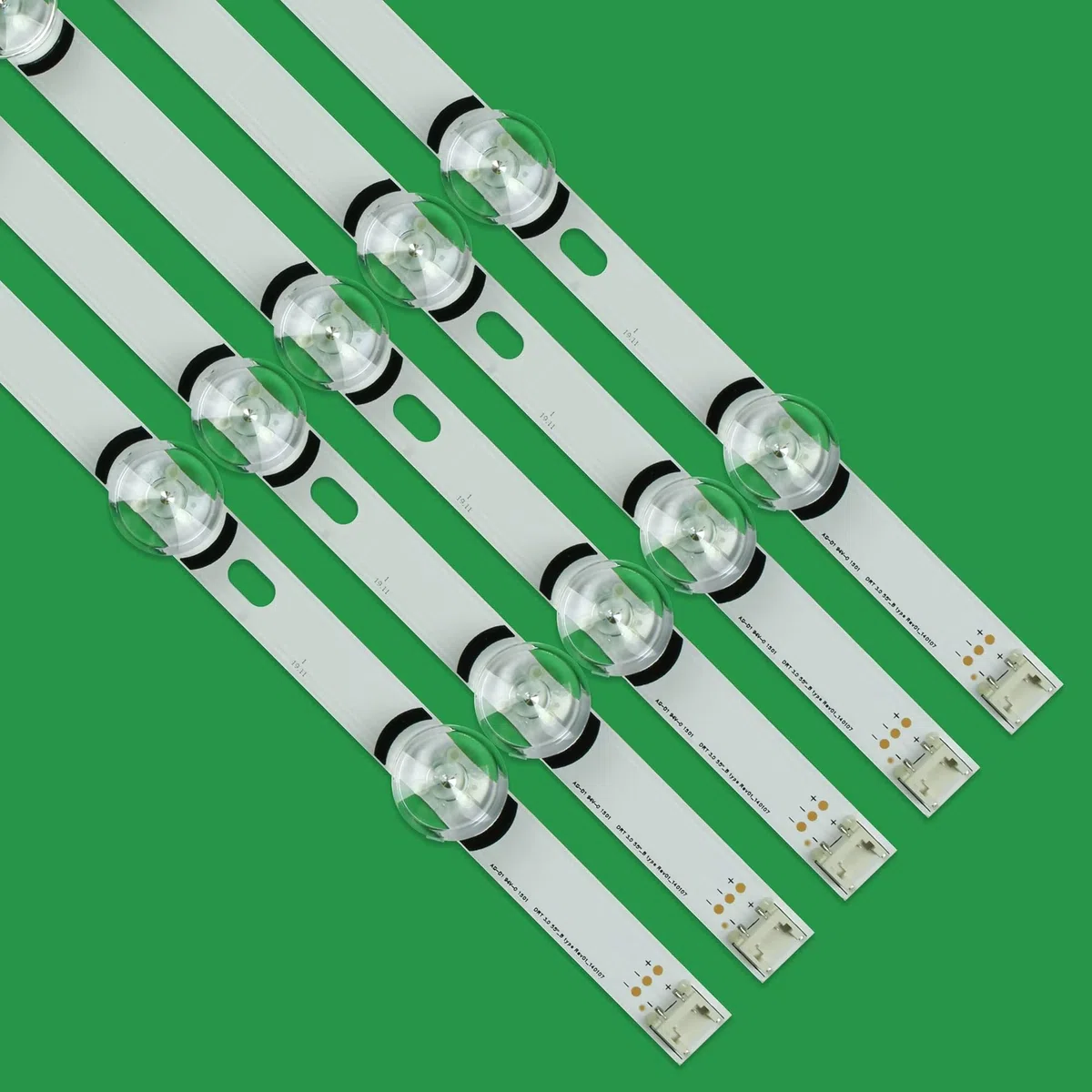 Generico kit 10 barre led RETROILLUMINAZIONE compatibili con tv lg 55" LB160DZ-A LB161DZ-B 55LB550 55LB551 55LB552 - ricambio premium con biadesivo