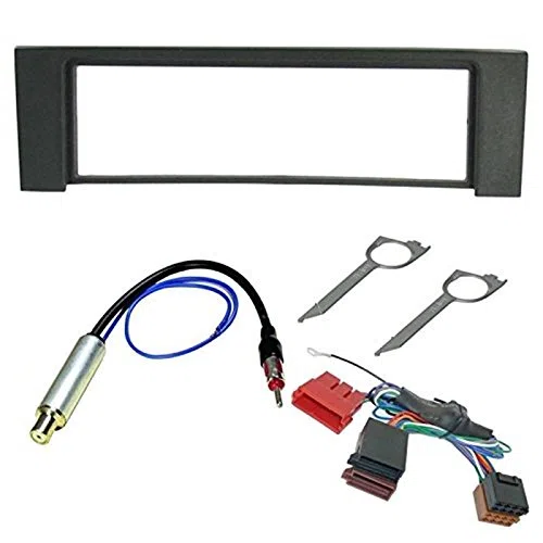 Kit montaggio per mascherina autoradio, 1 DIN, Audi A4 anno modello 2000 - 2006