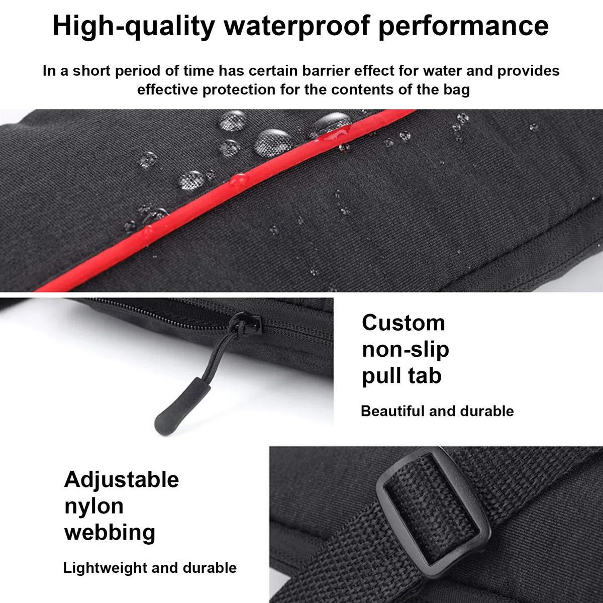 Borsa per treppiede, 50 cm Nylon Nero Resistente Borsa per treppiede Stabilizzatore Asta di prolunga Zaino a Tracolla Borsa Portatile con Tracolla