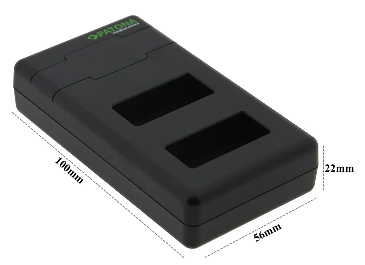 PATONA LP-E17 Premium Caricabatterie PD-Performance (1000mAh), Caricatore Dual LCD USB-C PD/QC capace, ricarica rapida con alimentatore 20W compatibile con Canon EOS RP R8 R10 R50 M3 M5 M6 Rebel SL3