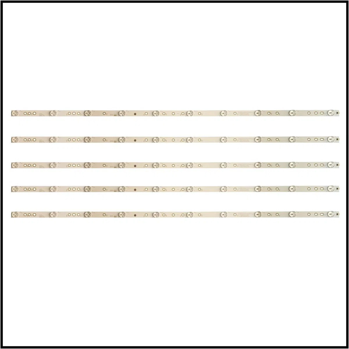 Generico KIT 5 BARRE LED PER LG 43LH500T 43LH500T-ZA 43LH500TZA