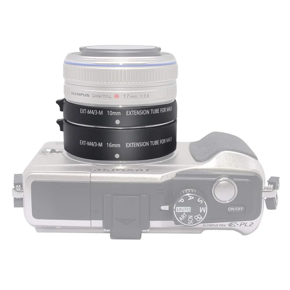 EXT-M3/4-M 10mm 16mm Sistema Automatico Tubo Estensione per Olympus Panasonic Micro 4/3 Macchina Fotografica