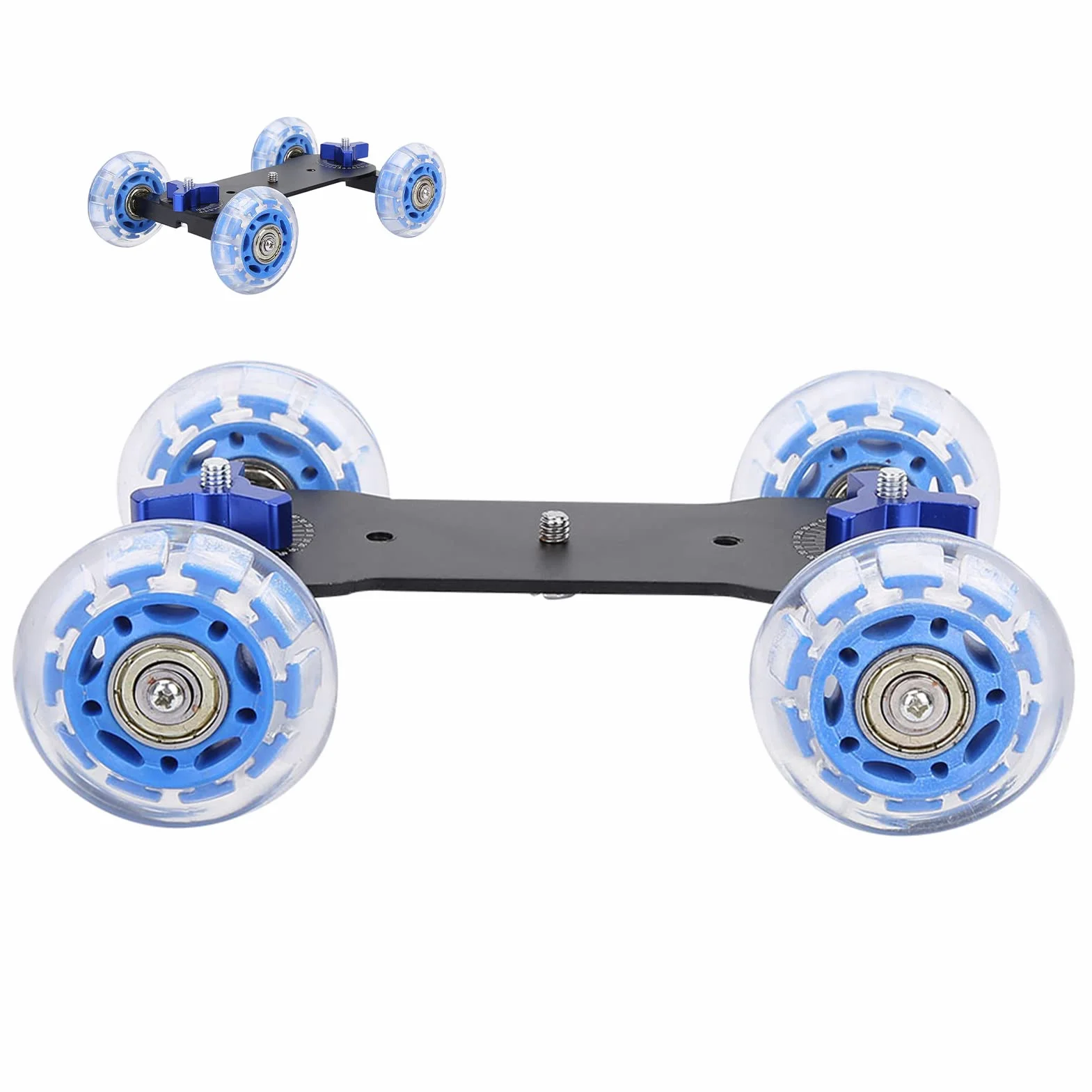 Camera Dolly Skater Mini 10 kg Desktop Carico Rail Roller Track Slider Dolly Skater Car per DSLR Camera Camcorder