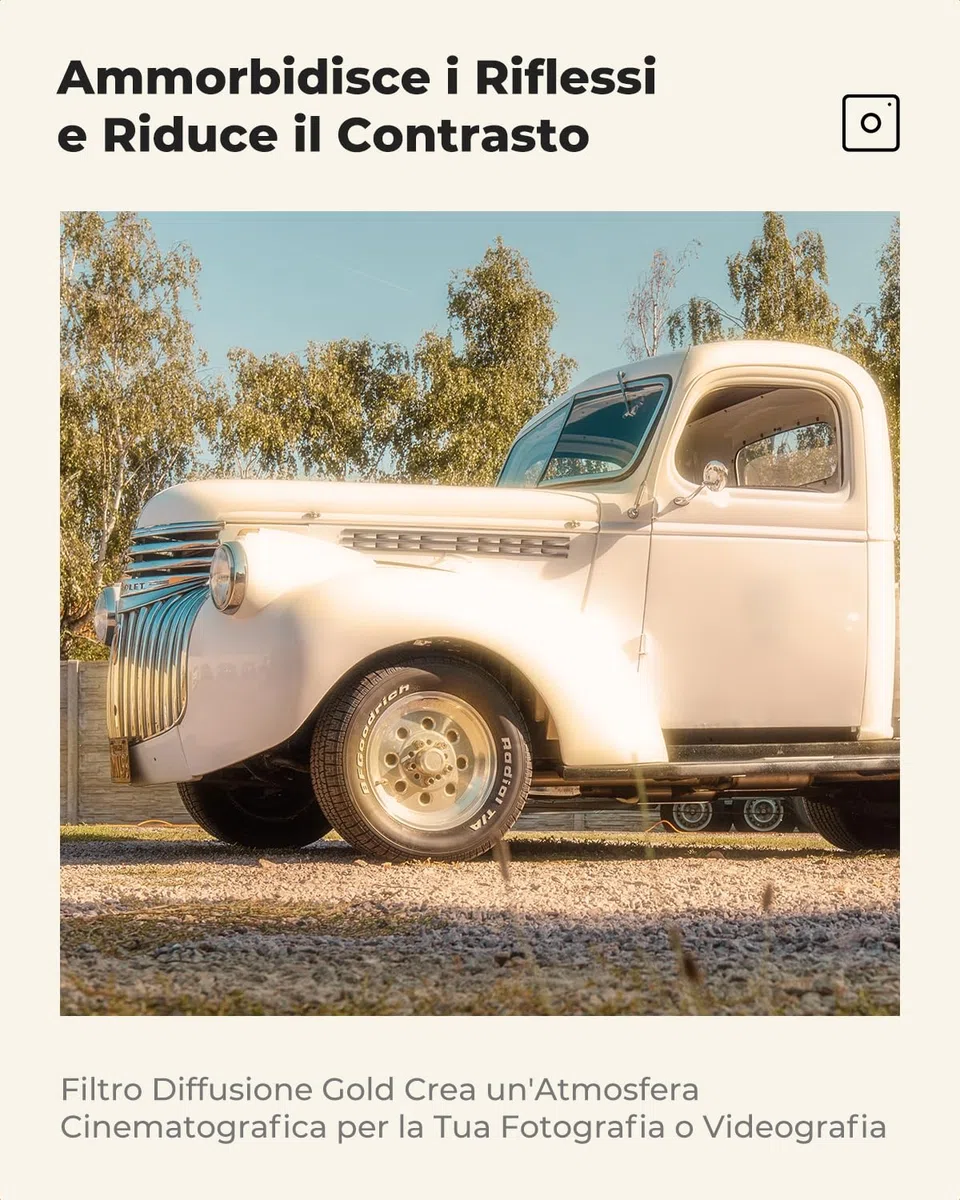 K&F CONCEPT Nano-Xcel 49mm Filtro Gold-Mist, Filtro Diffusore Dorato in Vetro Ottico con Effetto Tonalità Calda per Immagini e Video con 28 Strati Rivestimento Nano