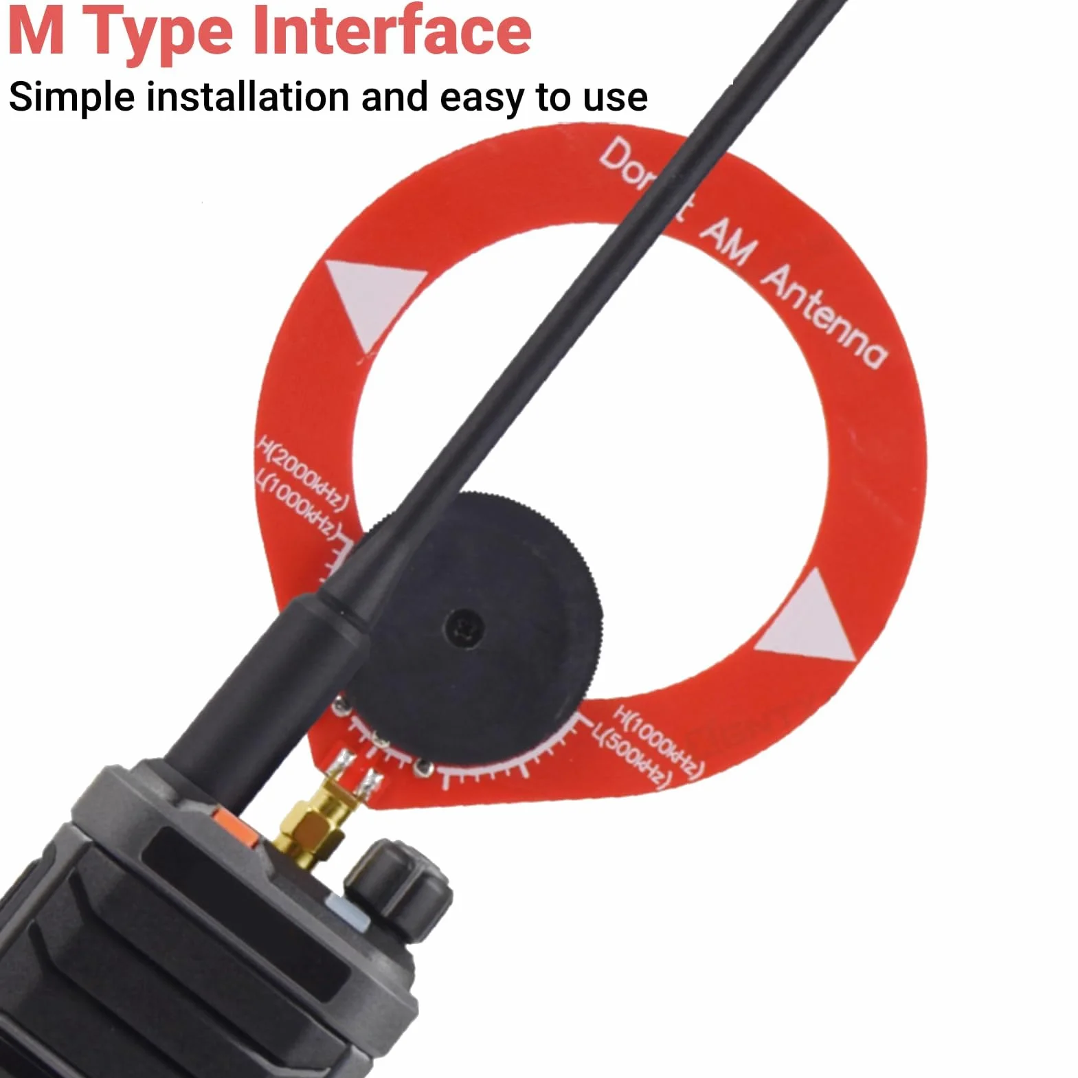 Antenna AM a Ciambella Portatile 2 Pezzi Antenna Mini Loop PCB per una Migliore Ricezione su Antenne Radio MW SW a Onde Corte