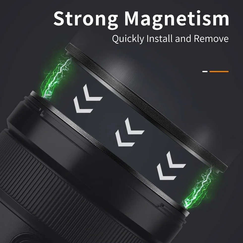 K&F CONCEPT 82mm Adattatore per Anello Magnetico Minimalista in Alluminio
