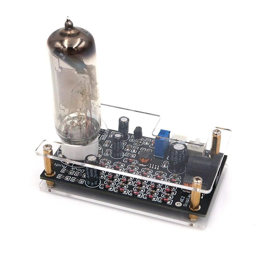 DollaTek Magic Eye 6E2 EM87 Tube Preamp Audio Indicatore di livello VU Meter, Music Spectrum