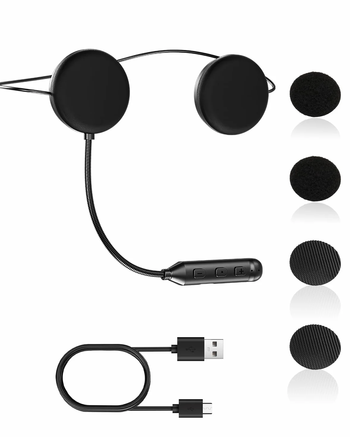 Auricolare Bluetooth Moto Bt5.3, Autonomia 16 Ore, Chiamata Vivavoce Microfono, Controllo Chiamata, Riduzione Rumore