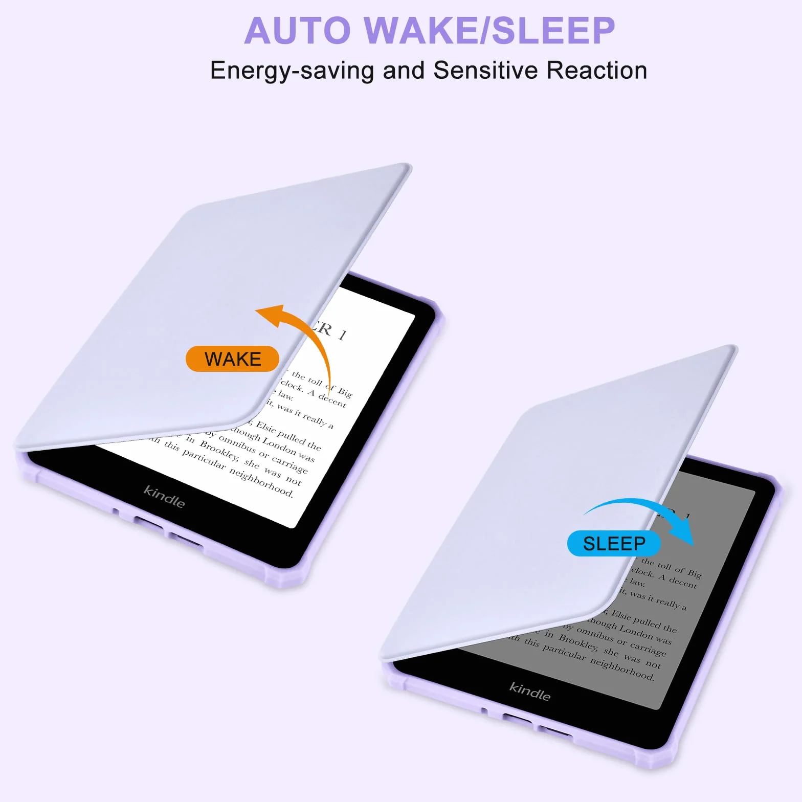 TQQ Custodia per 7" Kindle Paperwhite e Kindle Colorsoft Signature Edition (Solo Modelli 2024), Funzione di Riposo Automatico, Leggera e Impermeabile