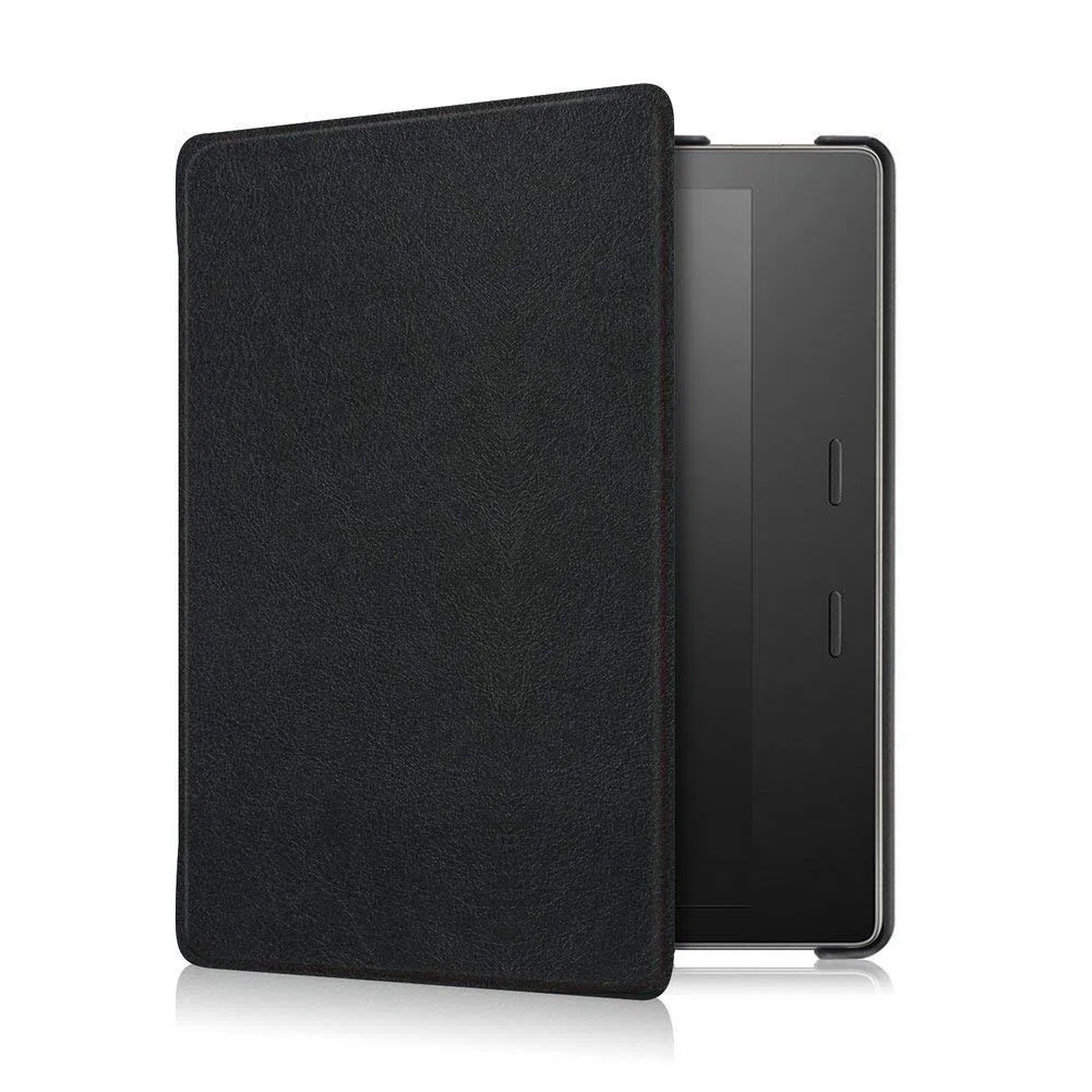 Kepuch Custer Cover per Kindle Oasis 2019 10th/2017 9th,PU-Pelle Case Custodia per Kindle Oasis 2019 10th/2017 9th - Nero