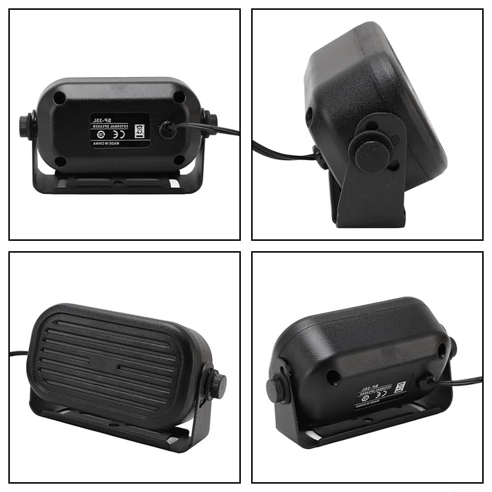 Altoparlante esterno SP-35 per Icom IC-2730 ID-5100 ID-4100 IC-7100 IC-718, potenza nominale 4 Ohm 5 Watt, cavo da 2 metri per una facile installazione in spazi ristretti