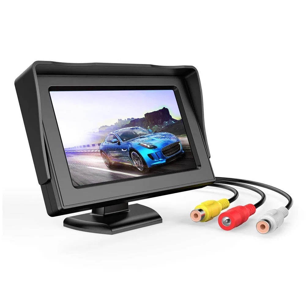 4.3 pollici LCD schermo telecamera posteriore posteriore impermeabile telecamera posteriore con monitor per auto SUV camion