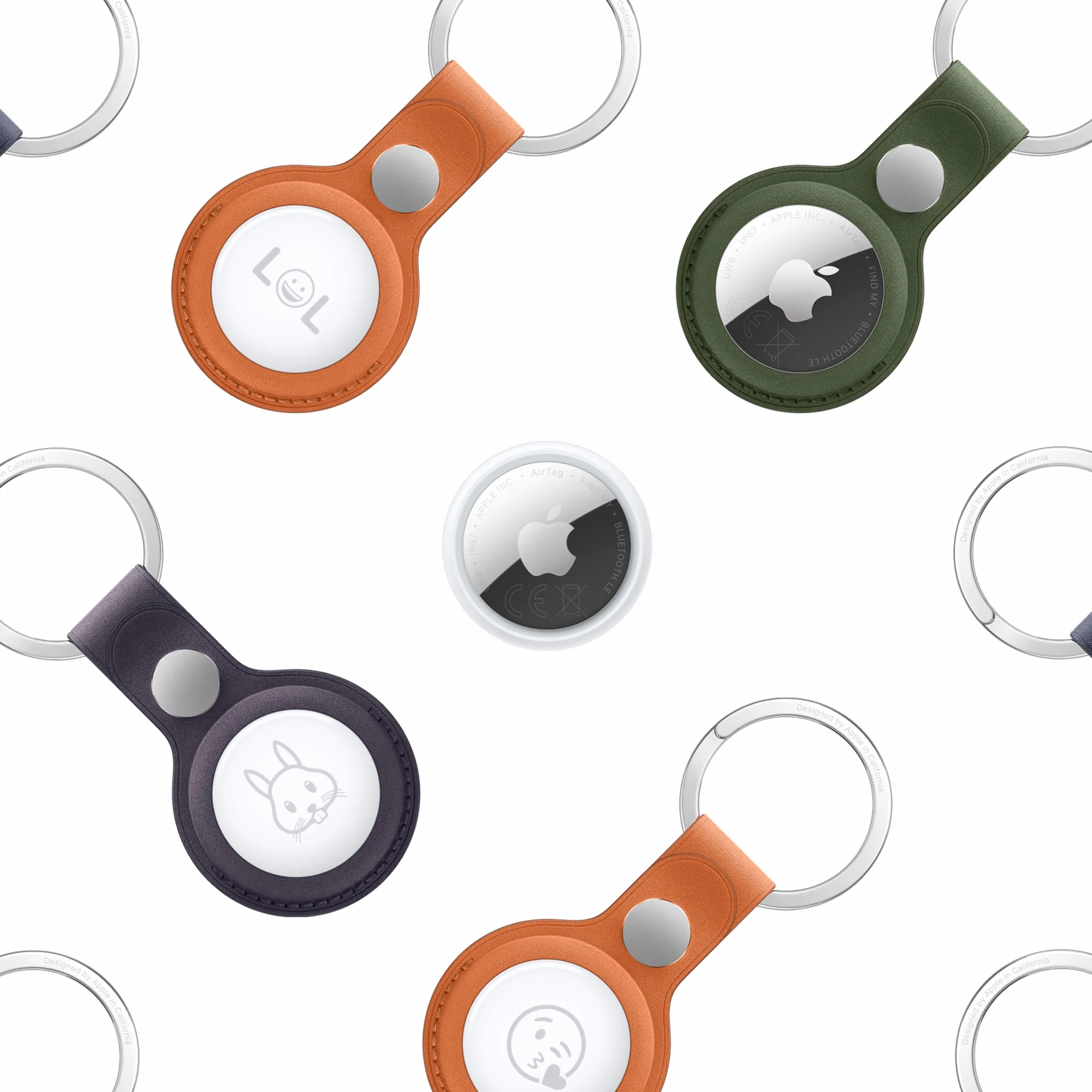 Apple AirTag (seconda generazione): utile per localizzare portachiavi, portafogli e molto altro; funziona emettendo un suono; si configura con un semplice tap da iPhone o iPad