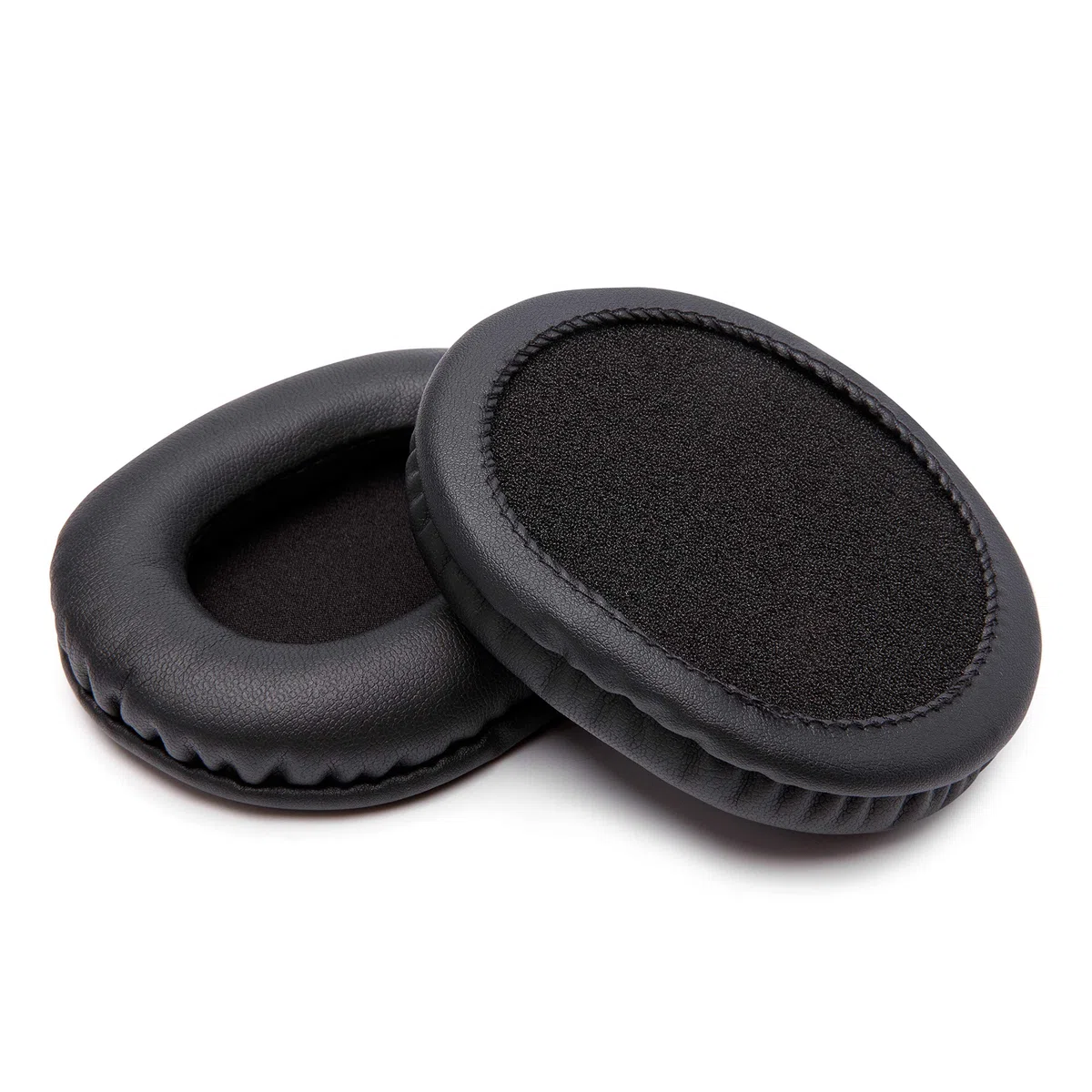 Cuscinetti sostitutivi WC Wicked Cushions per Sony MDR 7506 | Pelle morbida, lussuosa schiuma di memoria, durata ineguagliabile | Compatibile con MDR 7506 / MDR V6 / MDR CD900ST (nero)