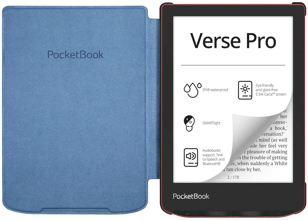 Pocketbook Custodia per Verse e Verse Pro, Blu