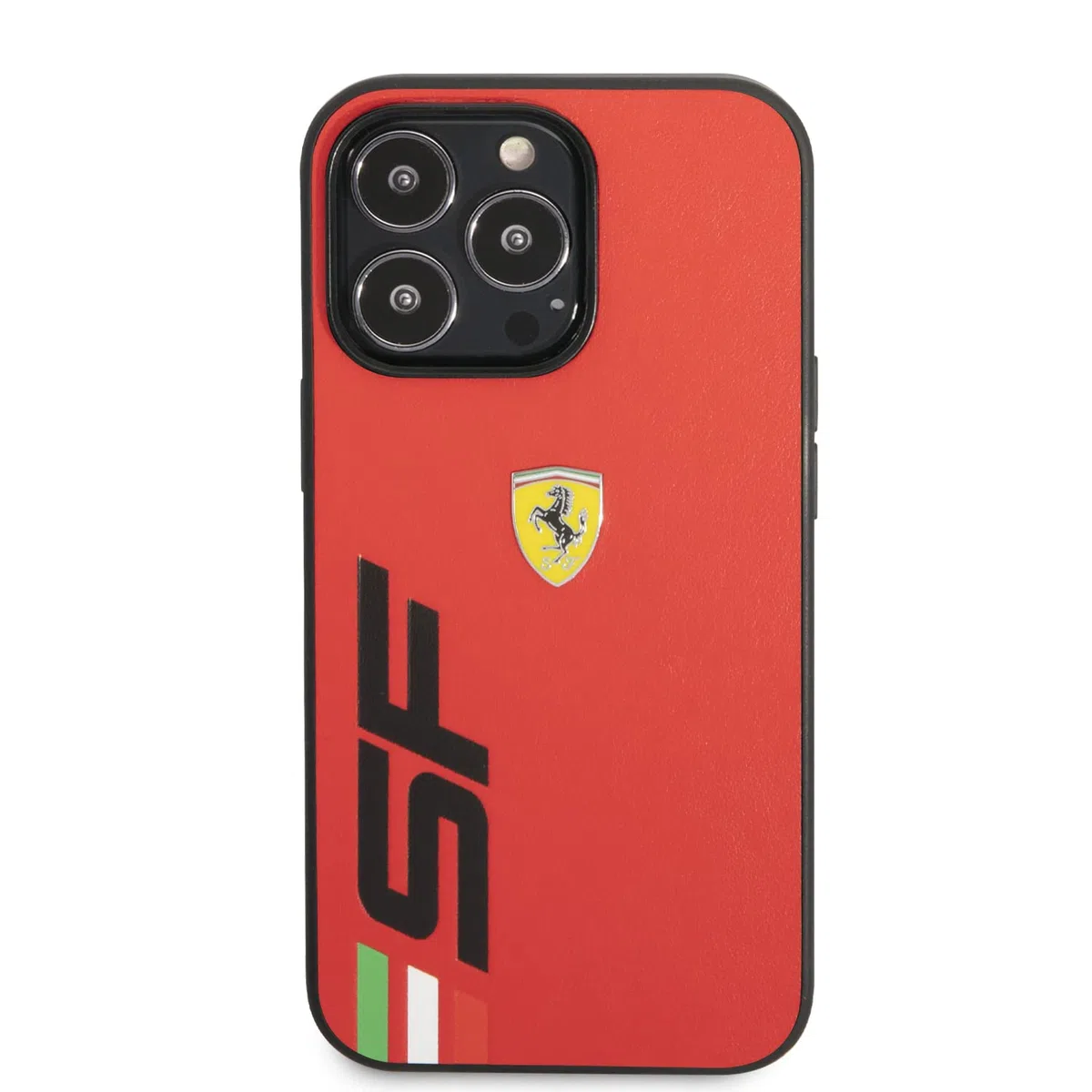 iPhone 13 PRO - Pelle ROSSA Stampato Big SF Logo - FERRARI