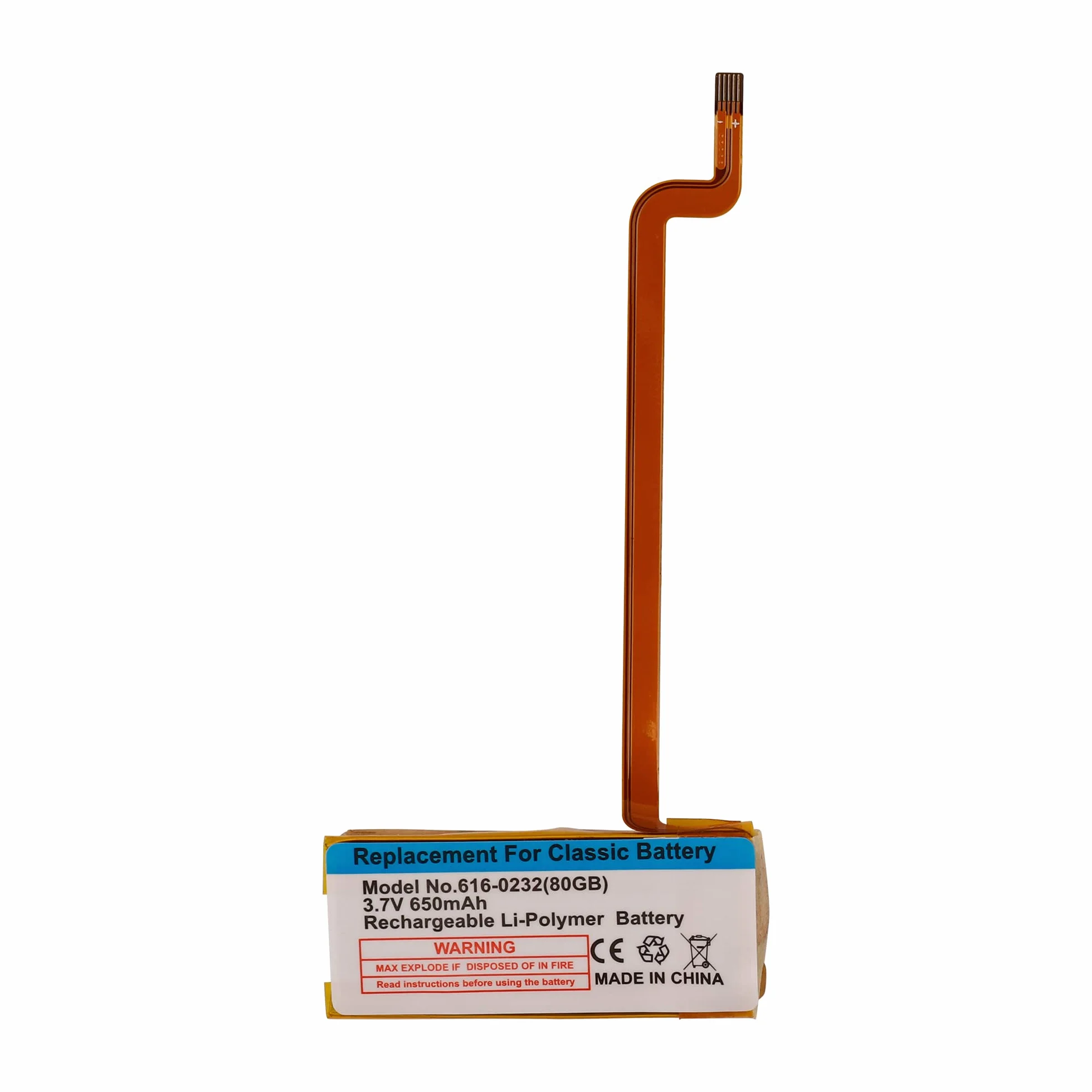 616-0227, 616-0229, 616-0230, 616-0412, 616-0232, batteria compatibile con iPod-G5 30 GB A1136, iPod Classic 6th 7th gen con strumenti