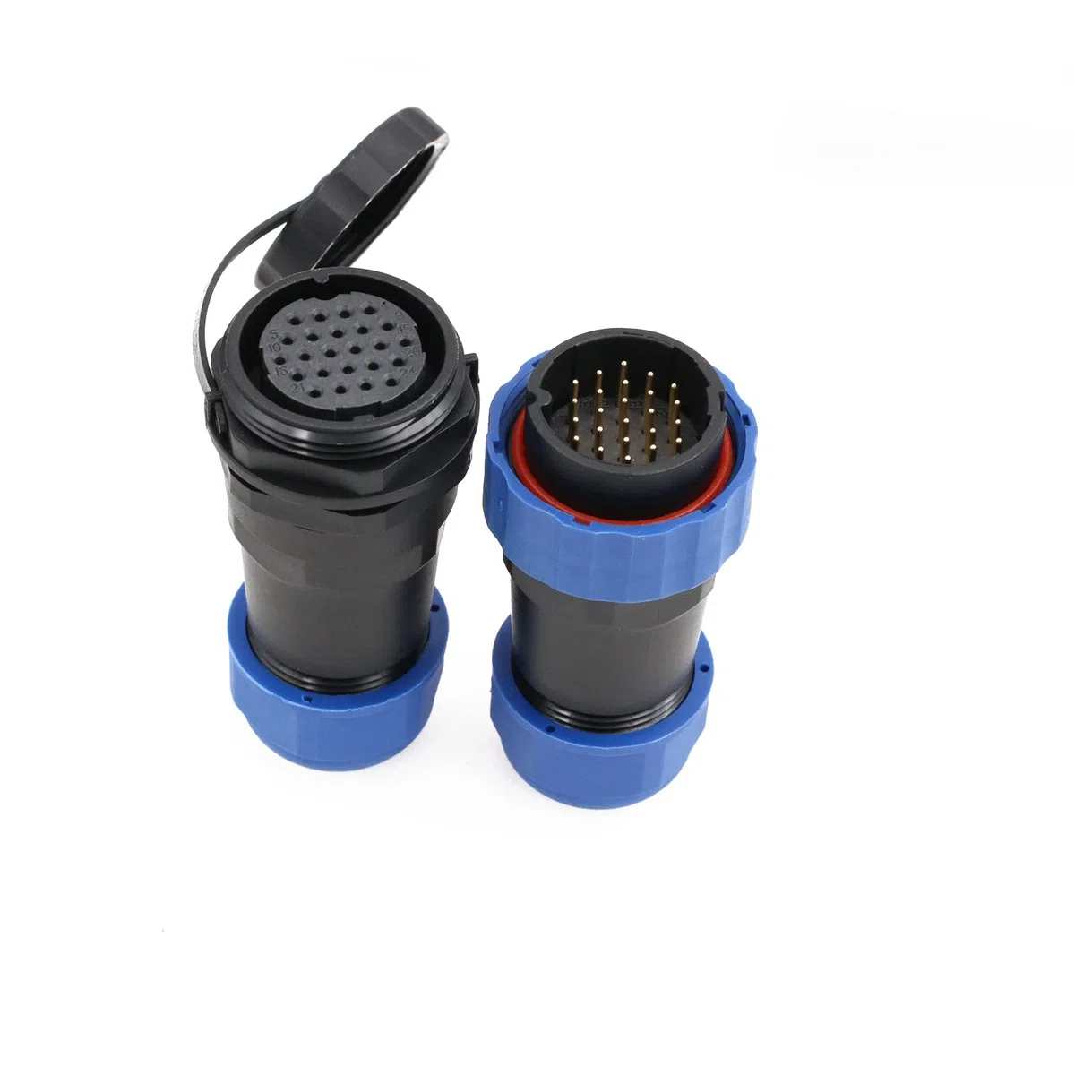 SD28 24 pin in linea cavo maschio femmina spina femmina impermeabile IP68 aviazione 28MM spina rotonda elettrica Automotive plastica connettore di alimentazione