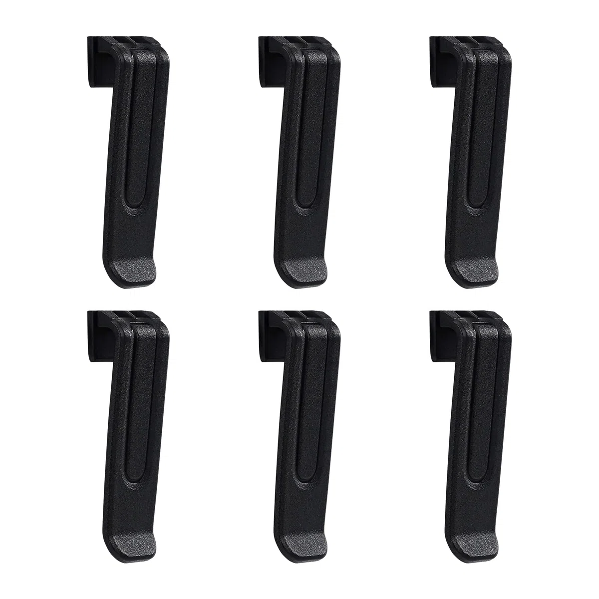 Retevis RT68 - Clip per cintura Walkie Talkie, con clip per cintura, compatibile solo con radio RT68 a 2 vie (confezione da 6)