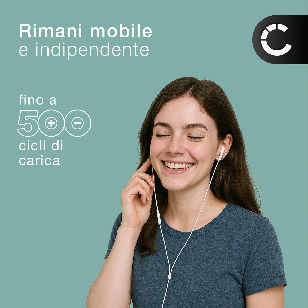 subtel, Batteria per Lettore MP3 compatibile con Apple iPod mini 1 Gen. - A1051, 2 -, EC003, 1G (3.7V, 750mAh)