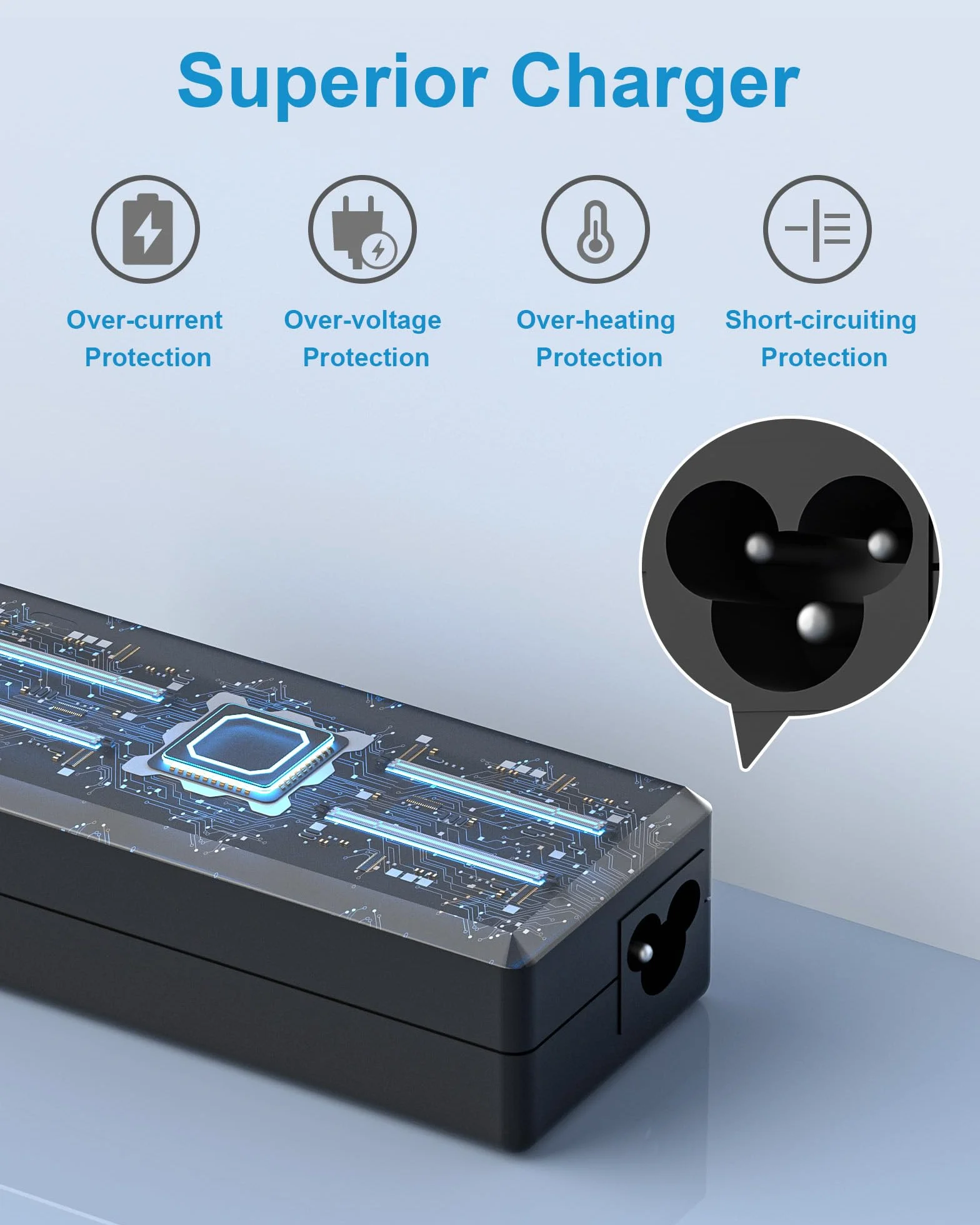 JBL Xtreme - Cavo di ricarica per JBL Xtreme 2 Xtreme Plus JBL Bluetooth Speaker JBL Boombox, 5,5 x 2,5 mm, 19 V, 3,43 A