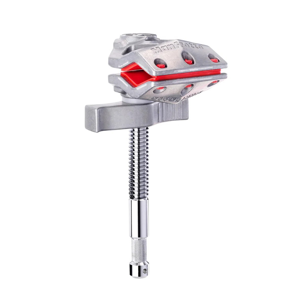 Manfrotto Morsetto a Ganascia, End Vice Jaw Clamp 2", Heavy Duty, Apertura 2in/5cm, Portata Max 50kg, Perno Baby 5/8”/16mm, Studio Fotografico, Supporto Luce, Pannelli Riflettori, Camera Rig, C50EJ