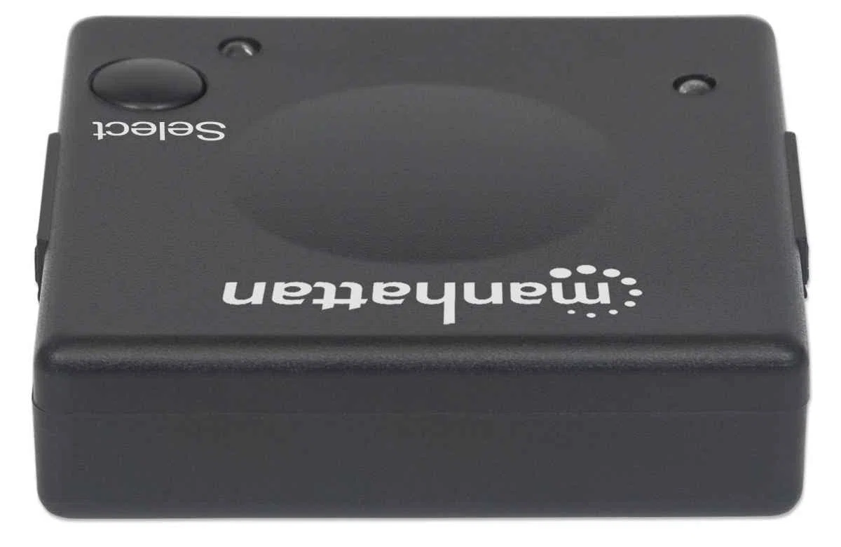 Manhattan 207911 HDMI video switch - Video Switches (HDMI, 1.3b, Black, Plastic, 5 m, 480i,480p,576i,576p,720p,1080i,1080p)