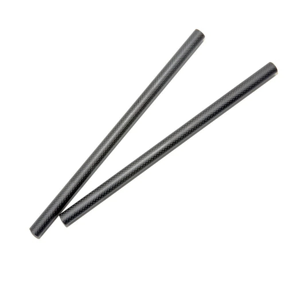 NICEYRIG Lunghezza 30cm (12inch) della fibra del carbonio di 15mm per il sistema di sostegno della guida della spalla di DSLR di 15mm