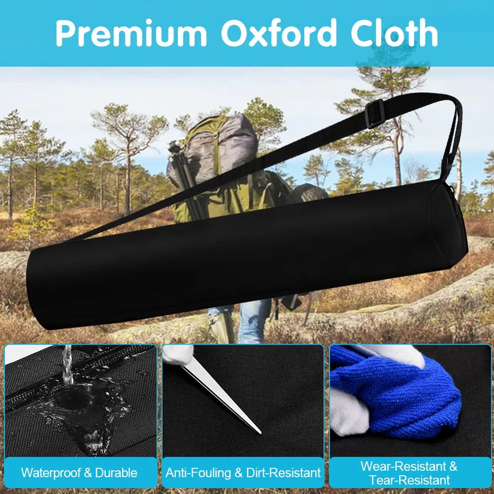 2 Pz Borsa per Treppiede in Tessuto Oxford Borsa per Cavalletto Sacca per Treppiede da 60cm e 100cm Custodie per Cavalletti Fotografici con Tracolla Regolabile per Fotocamera Portatile