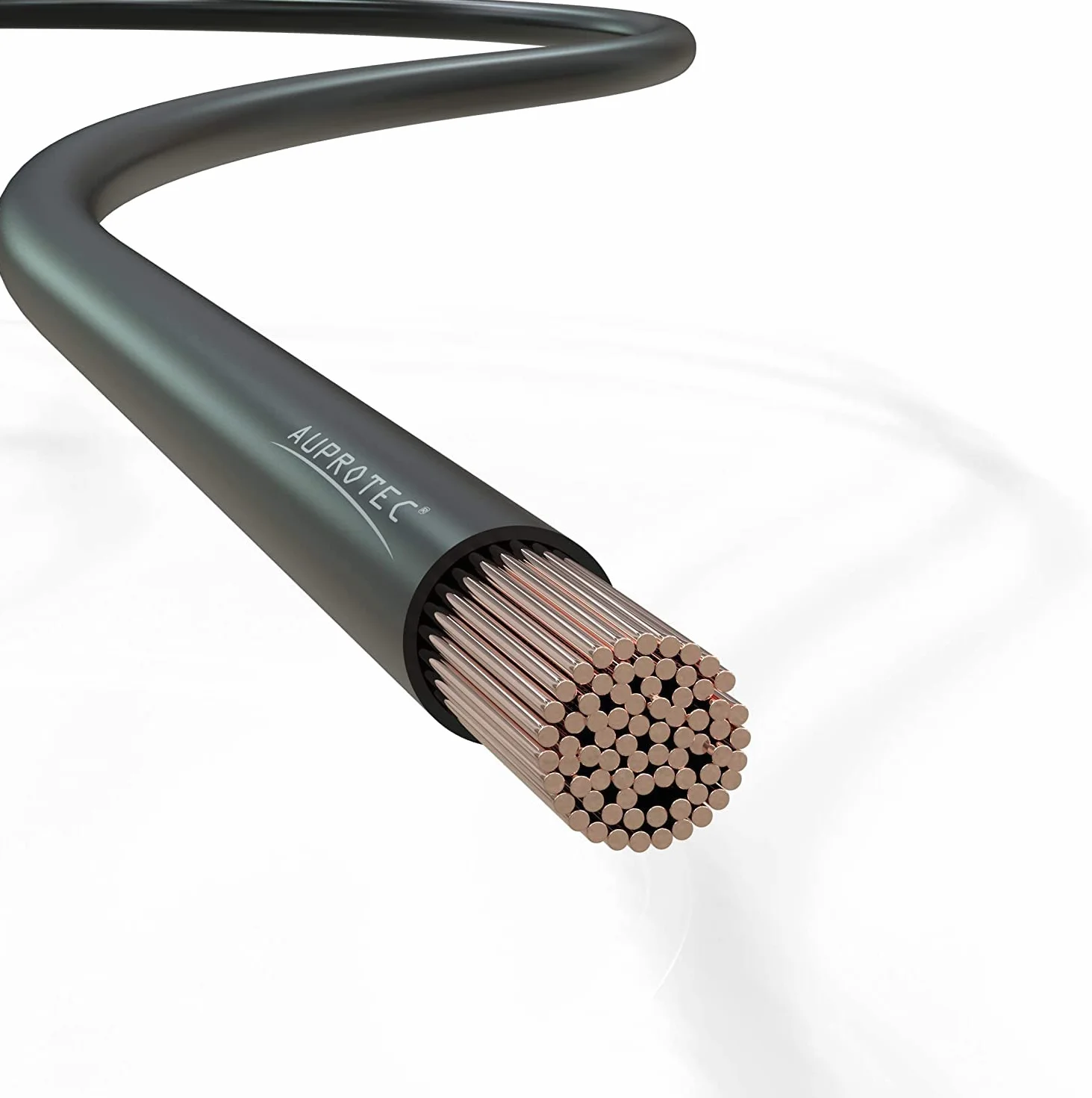 Cavo elettrico unipolare 50.0 mm² Cavo della batteria per auto moto autocarro 1m 5m o 10m selezione: (1m metro 50.0 mm² filo di rame, nero)