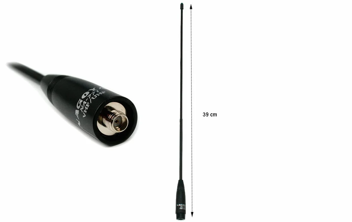 Antenna NAGOYA NA-771 SMA-FEM Bi-Band SMA FEMALE. 39 cm