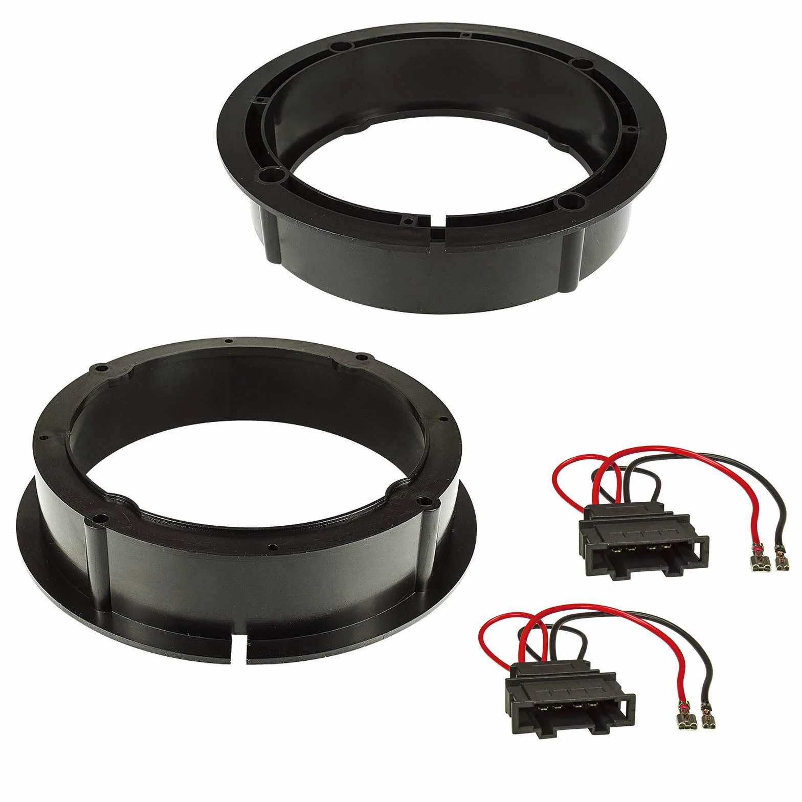 Sound Way Kit Installazione Supporti adattatori Altoparlanti 165 mm Compatibile con VW Volksvagen Skoda Seat