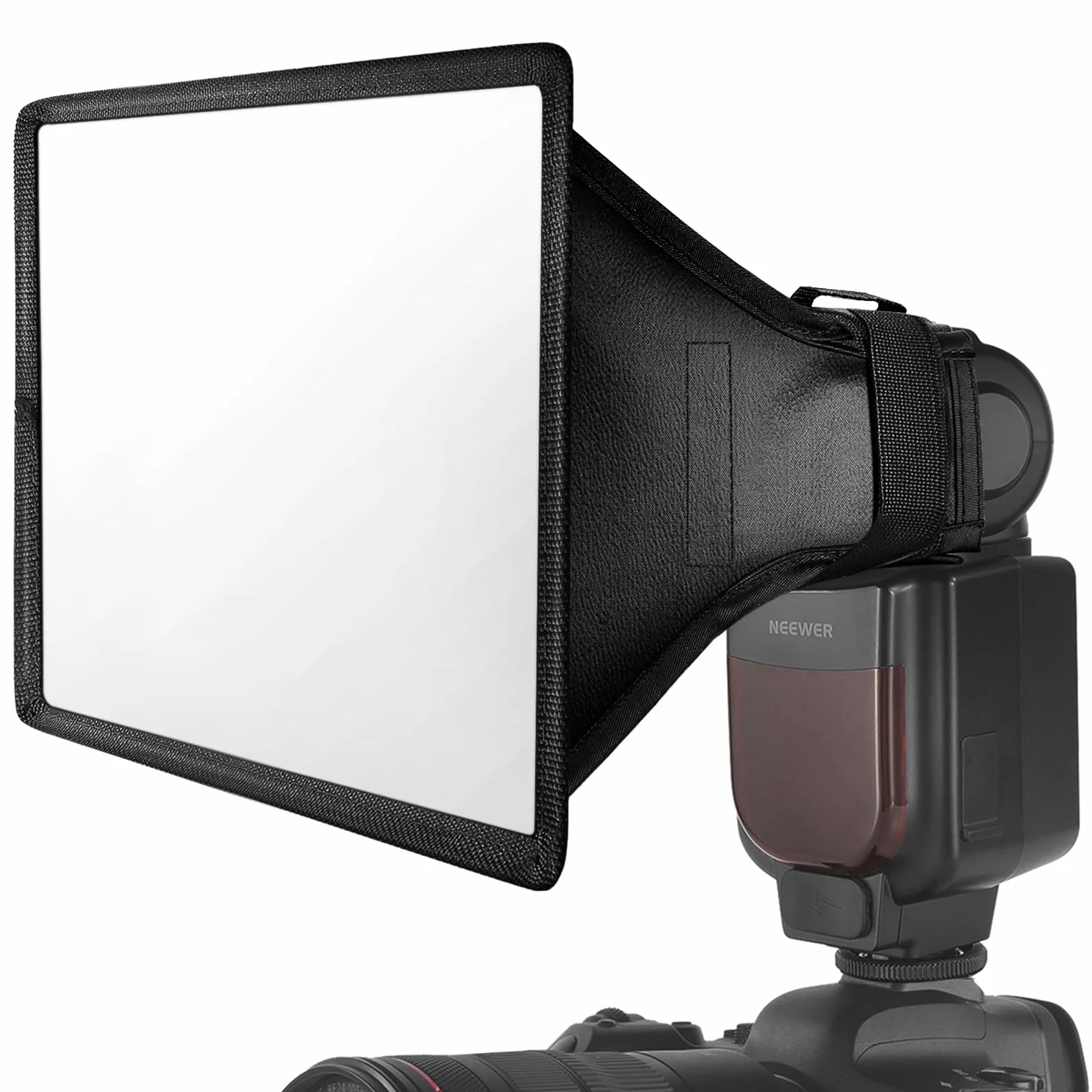 NEEWER Flash Diffuser Light Softbox 9" x 7", universale, pieghevole con custodia, compatibile con Canon Nikon Sony Godox Yongnuo NEEWER speedlight