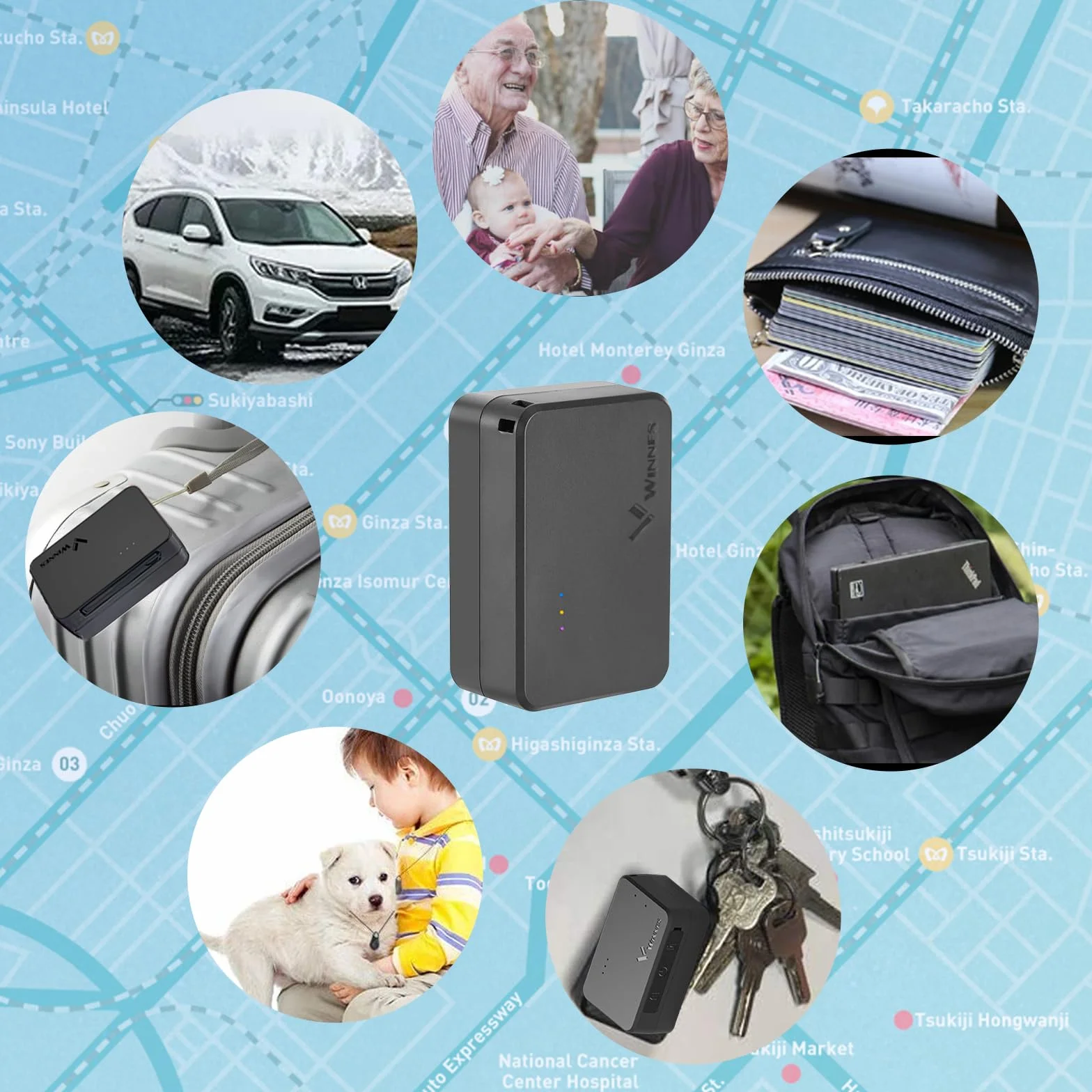 4G Mini Localizzatore GPS per Auto con Scheda SIM 1500mAh Batteria 60 Giorni di Standby Magnetico Micro GPS Tracker Spia Dispositivo Antifurto Impermeabile Localizzatore per Veicoli Moto 4G TK903