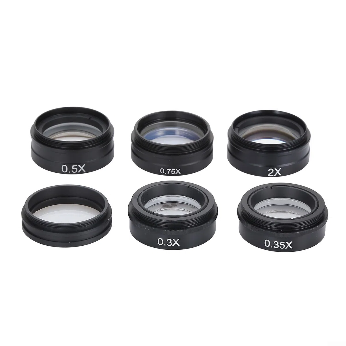 Ottieni immagini migliorate con lente di Barlow 0 3X 2X per microscopio industriale C Mount (0,5X)
