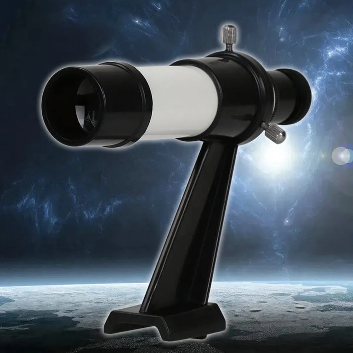 Cannocchiale del Cercatore del Telescopio Astronomico 5X 5x24 con Supporto di Base in Linea - Mirino Portatile per L'Osservazione